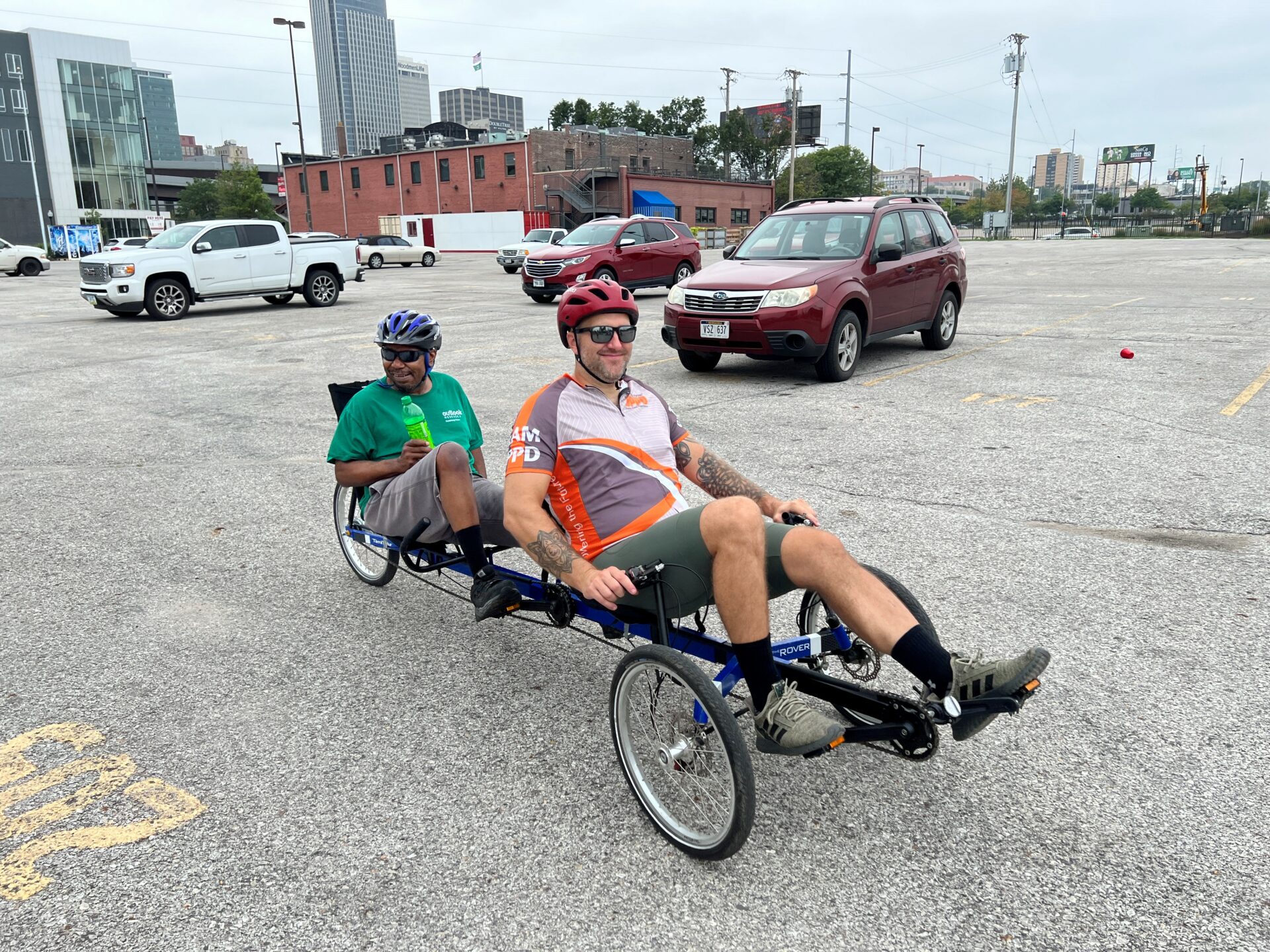 Tandem discount recumbent bike