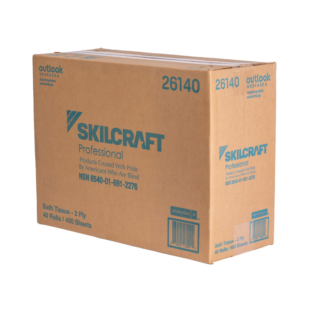 26140 Professional Standard Roll Tissue, 2-Ply Box.