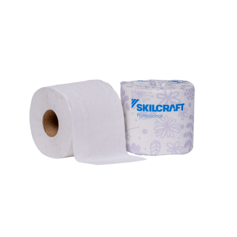 26140 Professional Standard Roll Tissue, 2-Ply. Two rolls side by side.