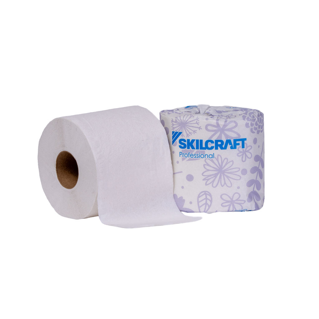 26148 Professional Standard Roll Tissue, 2-Ply. Two rolls side by side.