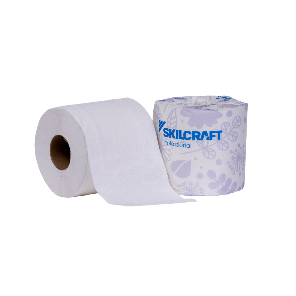 26160 Professional Standard Roll Tissue, 2-Ply. Two rolls side by side.