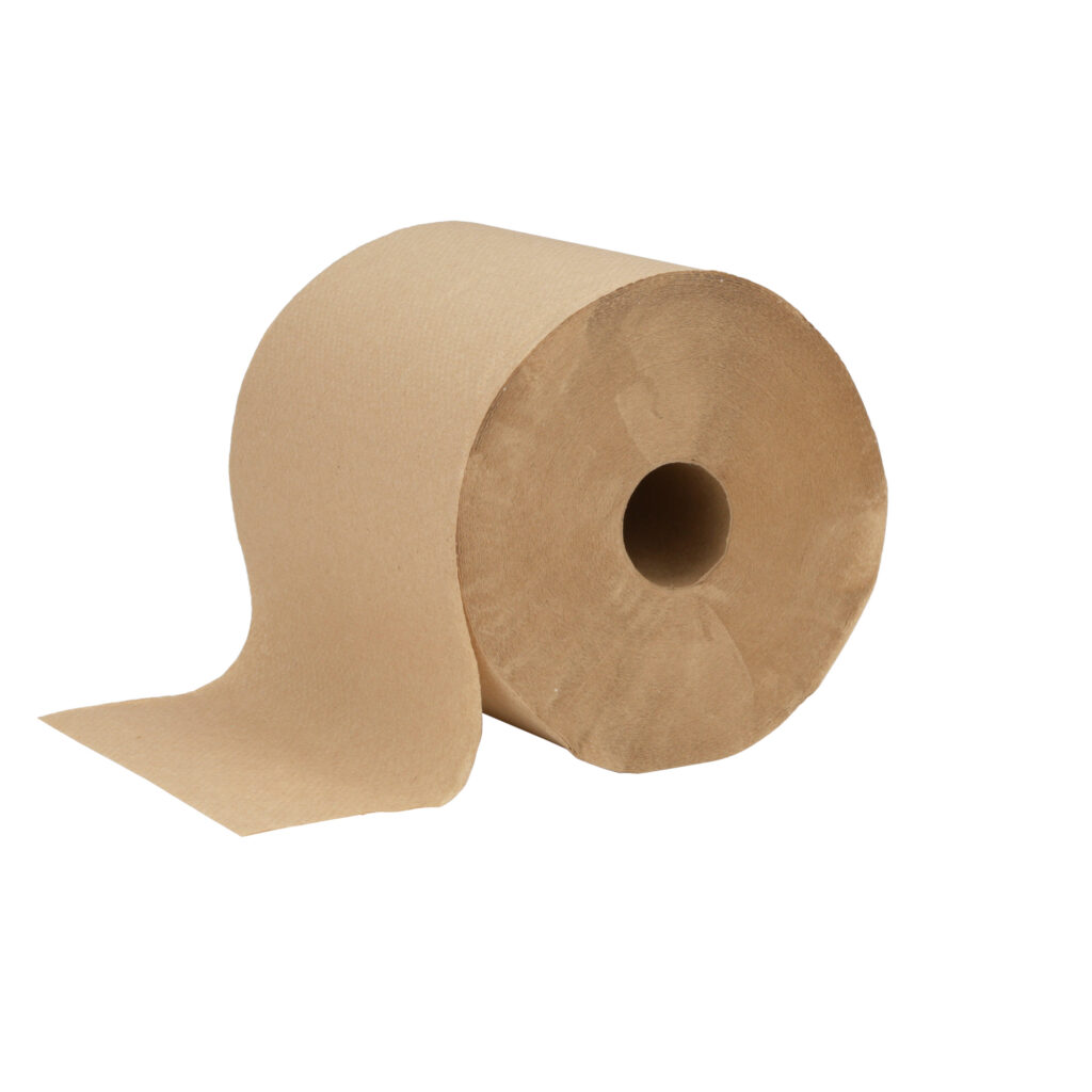 Roll of natural paper towels