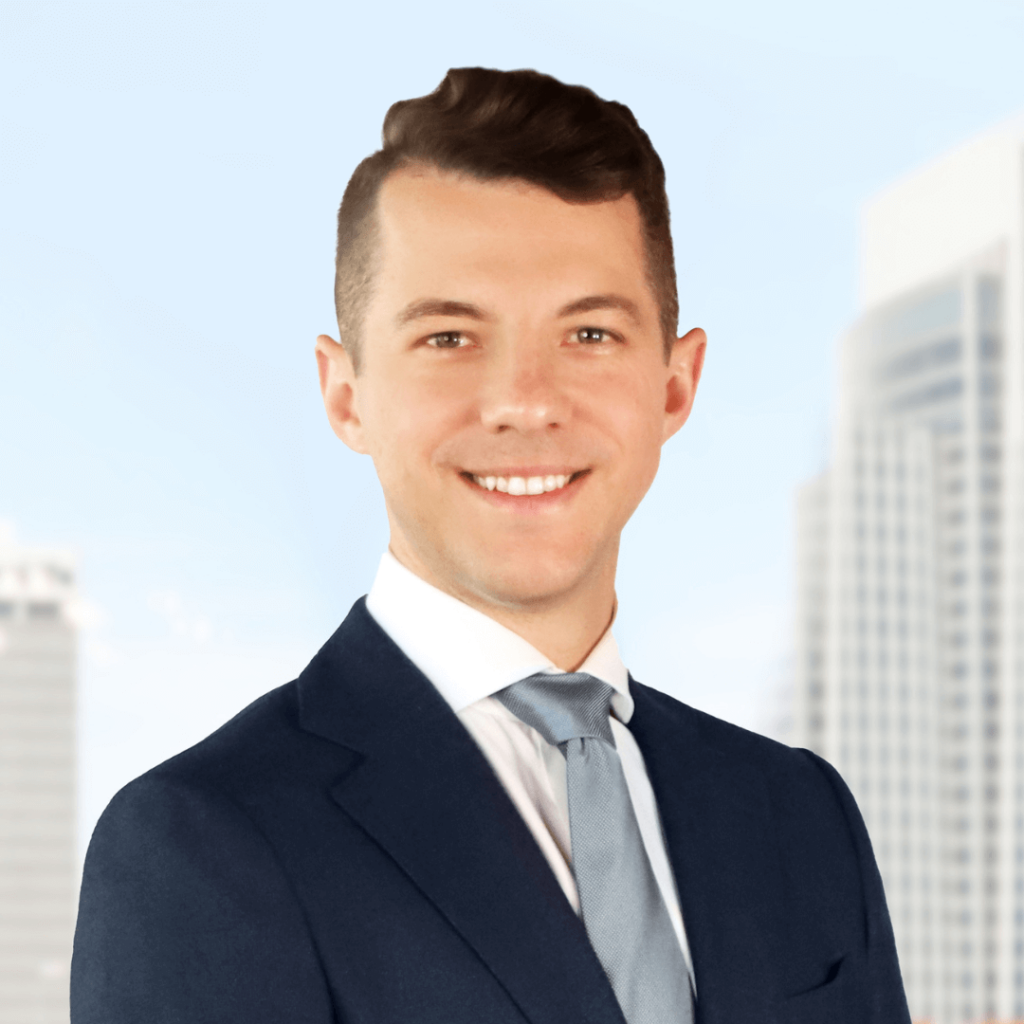 Smiling headshot of Bridgepoint Investment Banking, Member, Alex Spanel