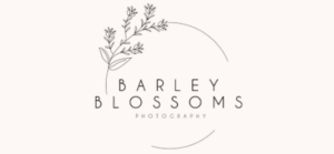 Black Barley Blossoms Photography logo and Barley Blossoms Photography website link