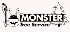 Monster Tree Service logo and website link