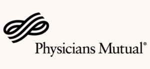 Physicians Mutual logo and website link