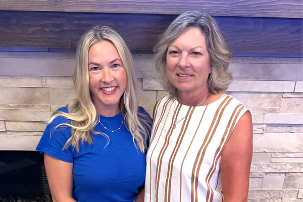 Cassie Jetter (left) and Mary Fran Willard (right).